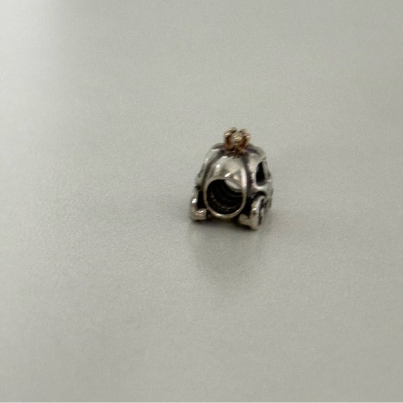Pandora 925 & 14K Gold Pearl Royal Carriage Rare Retired Bead Charm - Picture 5 of 6